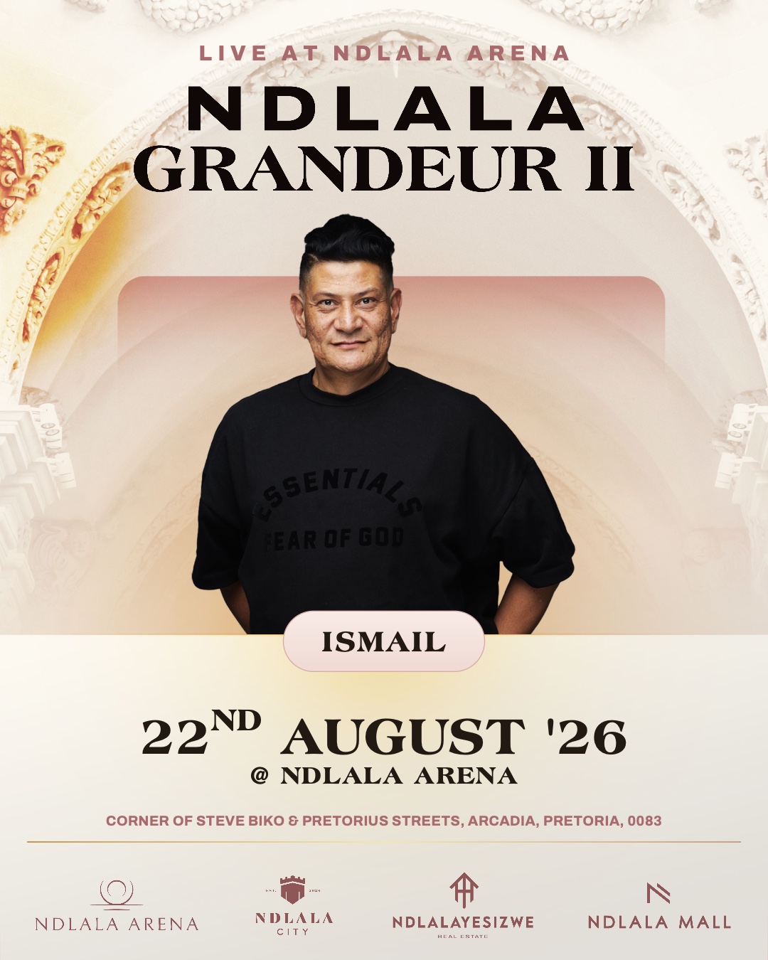 Ismail, live at Ndlala Grandeur II, 22 August 2026
