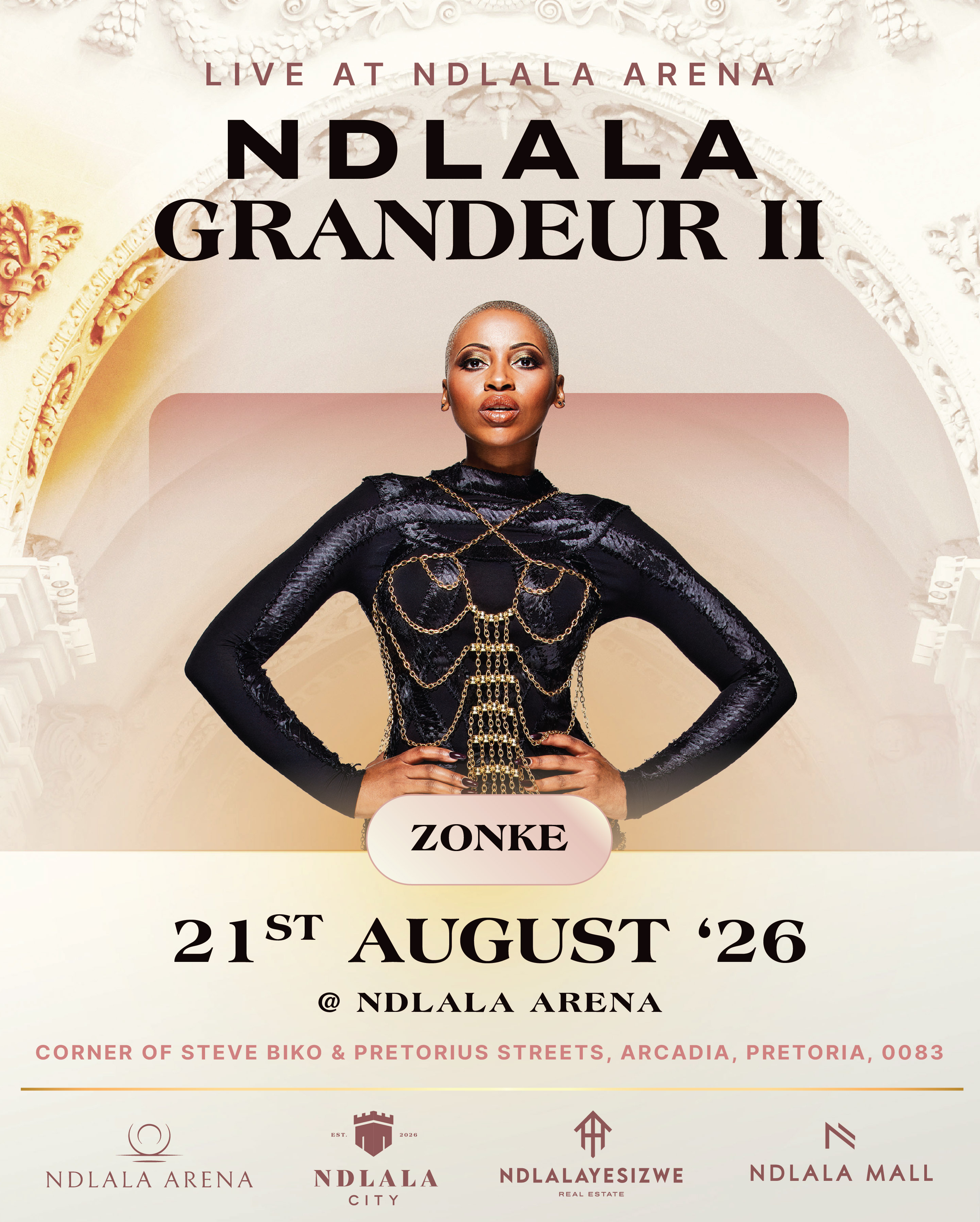 Zonke, live at Ndlala Grandeur II, 21 August 2026
